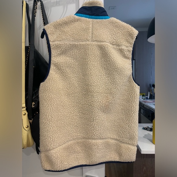 Patagonia Retro-X Fleece Vest Tan Size Small - Picture 2 of 3